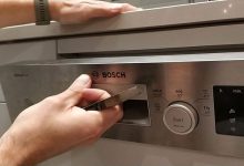 علت قفل نشدن درب ظرفشویی بوش
